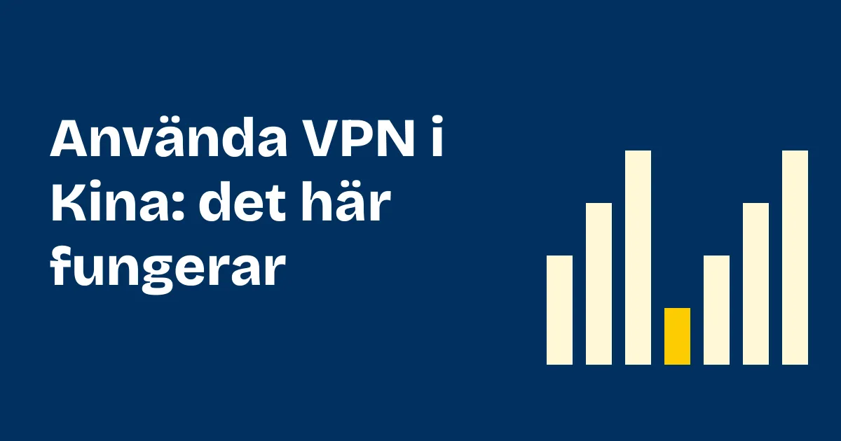 Använda VPN i Kina: resenär med mobil och VPN-app framför en kinesisk stadssiluett