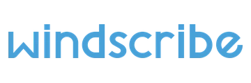 Logotyp för Windscribe